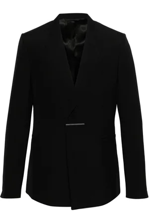 Givenchy Logo-plaque wool blazer