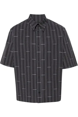 Givenchy Logo-jacquard striped shirt
