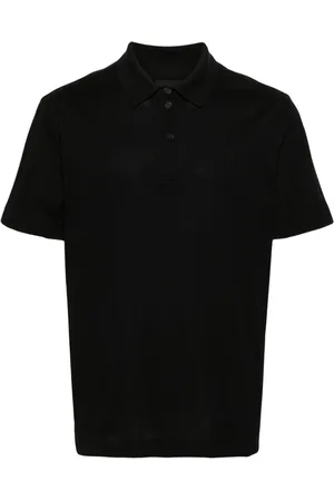 Givenchy Embroidered-monogram cotton polo shirt