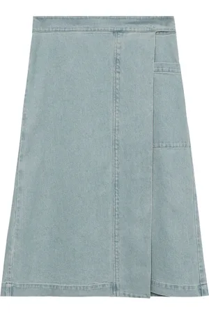 Proenza Schouler Iris denim midi skirt