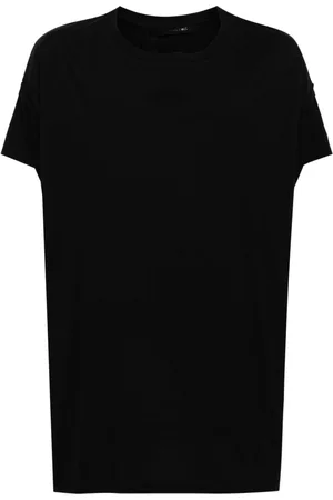 Marina Yee Draped-detail cotton T-shirt