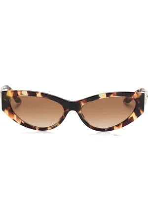 VERSACE Greca Strass cat-eye sunglasses
