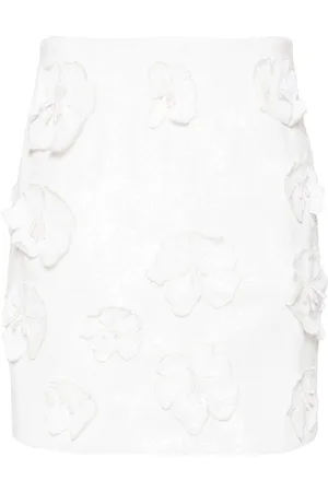 ROTATE Sequinned mid-rise miniskirt