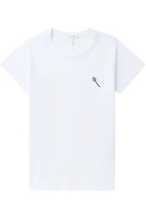 RAG&BONE Embroidered cotton T-shirt
