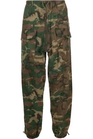 Givenchy Camouflage-print cotton cargo trousers