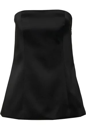 Carolina Herrera Satin strapless top
