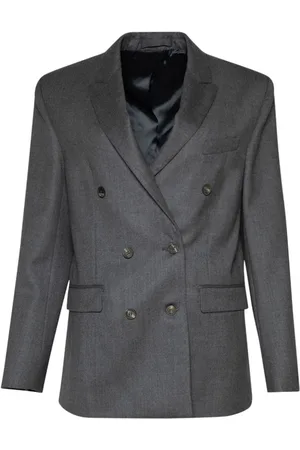 WARDROBE.NYC Double-breasted virgin wool blazer