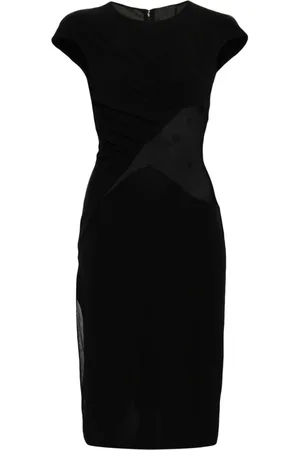 Givenchy Panelled crepe midi dress