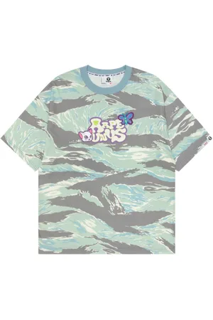 A Bathing Ape Camouflage-print cotton T-shirt