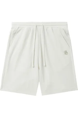 FIVE CM Logo-embroidered track shorts
