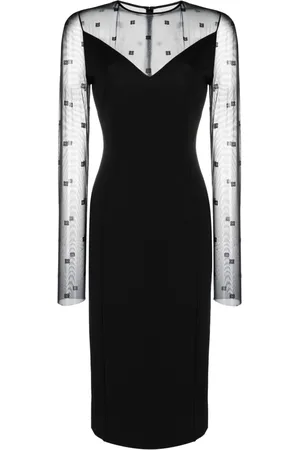 Givenchy Logo-jacquard midi dress