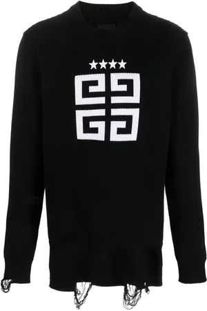 Givenchy 4G-motif distressed cotton sweatshirt