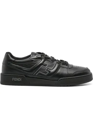 Fendi Match leather sneakers