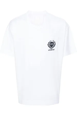 Givenchy Logo-embroidered cotton T-shirt
