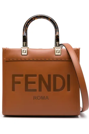 Fendi Small Sunshine leather tote bag