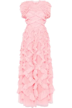 Needle & Thread Genevieve ruffled gown