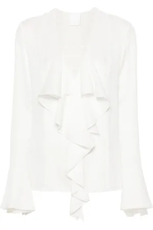 Givenchy 4G-jacquard silk blouse