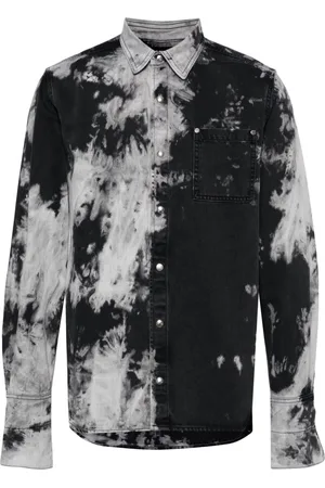 LGN LOUIS GABRIEL NOUCHI Tie-dye denim shirt
