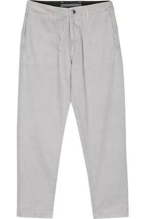 Stone Island Mid-rise tapered trousers