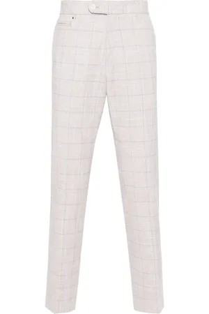 HUGO BOSS Checked tailored trousers