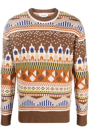 HENRIK VIBSKOV Intarsia-knit design jumper