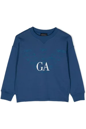Emporio Armani Logo-print cotton sweatshirt