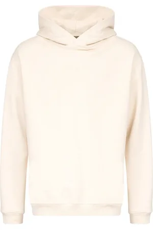 Maison Margiela Logo-embroidered cotton hoodie