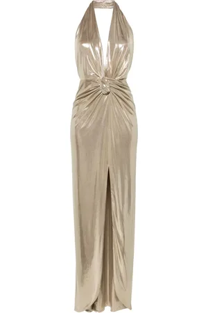 NISSA Lamé maxi dress