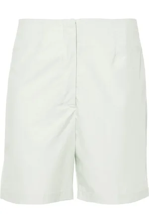 Loulou de Saison Dart-detail cotton shorts