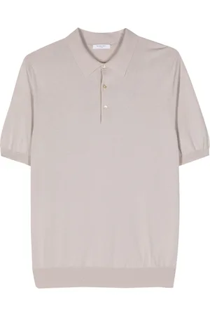 Boglioli Fine-knit polo shirt
