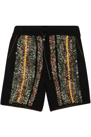 AMIRI Bandana-print braided shorts