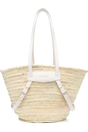 Givenchy Medium Voyou raffia basket bag