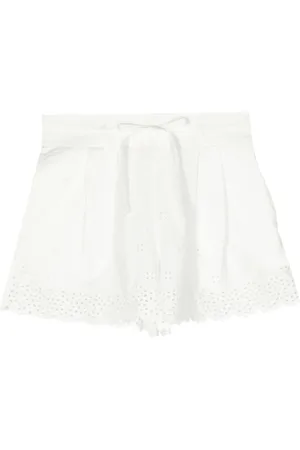 ULLA JOHNSON Sabine cotton shorts