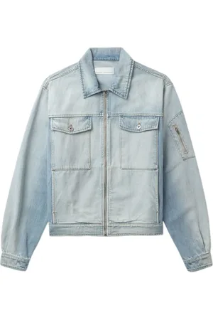 Random Identities Zip-up denim jacket