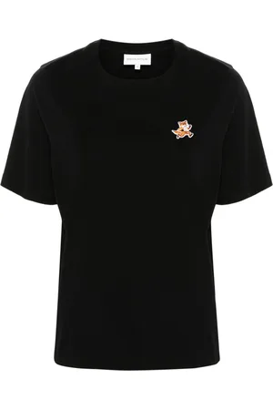 Maison Kitsuné Speedy Fox-appliqué T-shirt