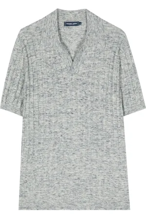 Frescobol Carioca Rino space-dye knitted polo short