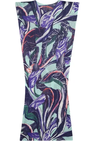 PLEATS PLEASE ISSEY MIYAKE Tardivo plissé midi dress