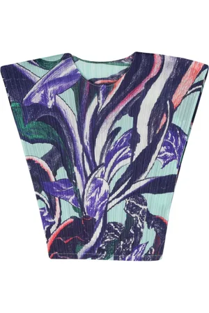 PLEATS PLEASE ISSEY MIYAKE Tardivo plissé tank top