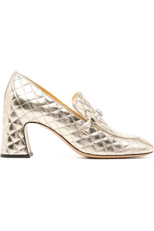 Madison.Maison 64mm quilted leather pumps