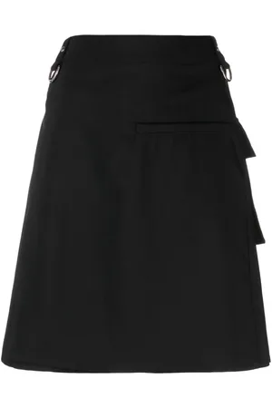 Givenchy D-ring-embellished A-line skirt