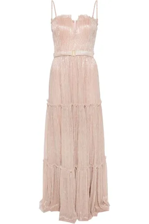 NISSA Strapless tiered maxi dress