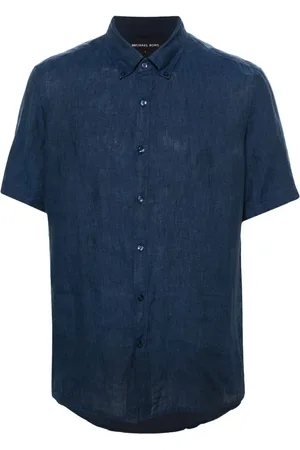 Michael Kors Short-sleeve linen shirt