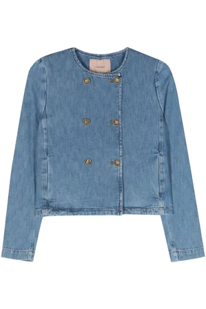Twin-Set Double-breasted denim jacket