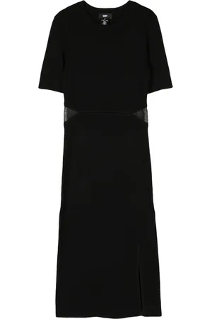 DKNY Cut-out midi T-shirt dress