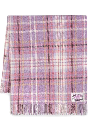 Acne Studios Plaid knitted scarf