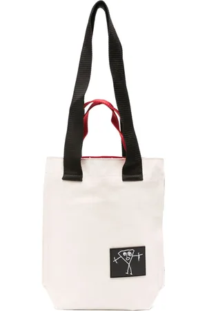 Plan C Logo-appliqué tote bag
