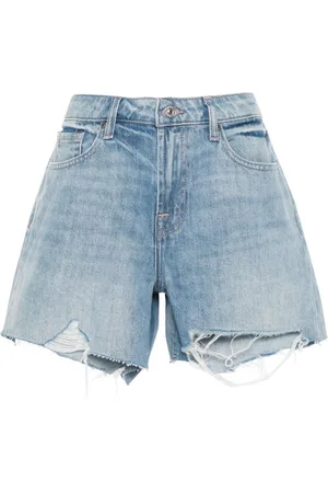 7 for all Mankind Distressed denim shorts