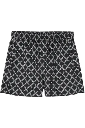 Michael Kors Empire logo-print satin shorts
