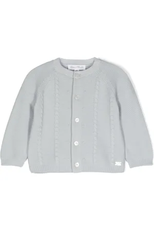Tartine Et Chocolat Cable knit detail cotton cardigan