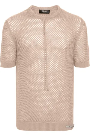 Fendi Open-knit wool T-shirt